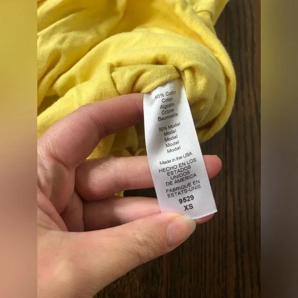 Michael Stars Women’s XS Racerback Scoop Neck Mini Dress w/Side Ruched Skirting - Picture 6 of 8